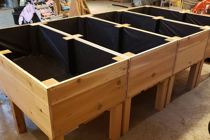cedar garden boxes